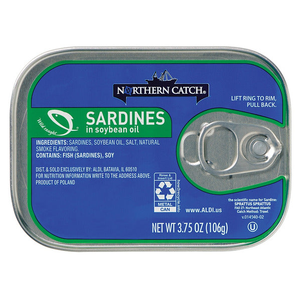 Northern Catch Sardines in Soybean Oil