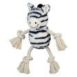 Heart To Tail Zebra Knotted Rope Dog Toy