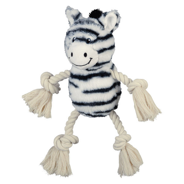 Heart To Tail Zebra Knotted Rope Dog Toy