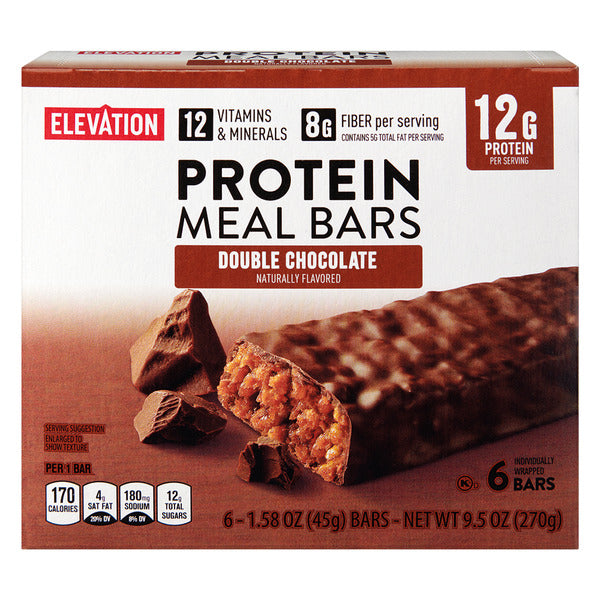 Elevation Double Chocolate Protein Meal Bars