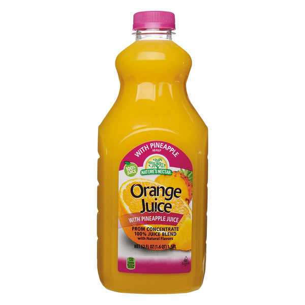 Nature's Nectar Orange Juice with Pineapple