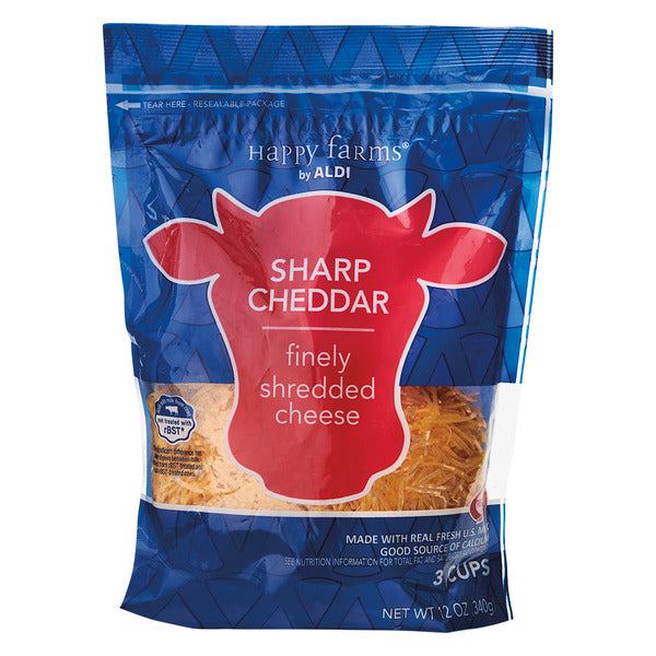 Happy Farms Shredded Sharp Cheddar Cheese