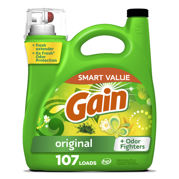 Gain Original Scent Liquid Laundry Detergent