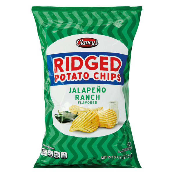 Clancy's Ridged Jalapeno Ranch Flavored Potato Chips
