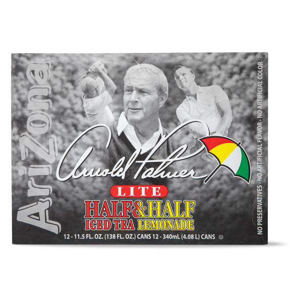 Arizona Arnold Palmer Lite Half and Half Iced Tea and Lemonde, 12 pack