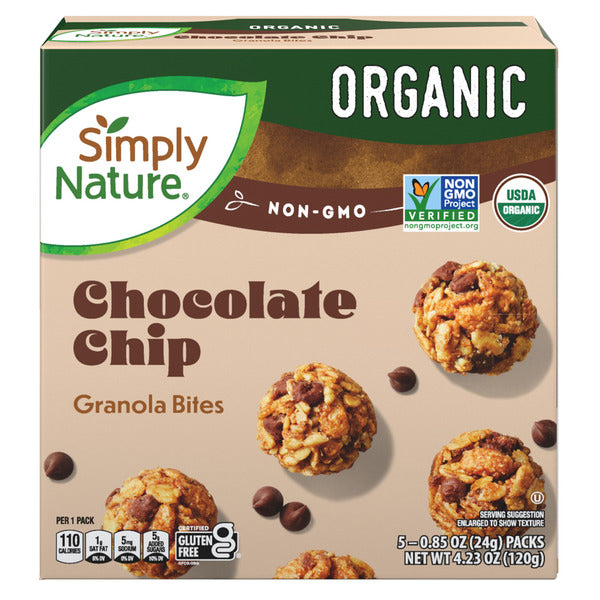 Simply Nature Chocolate Chip Granola Bites