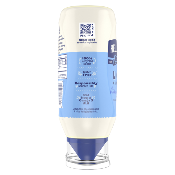 Hellmann's Hellmanns Squeeze Mayo, Light