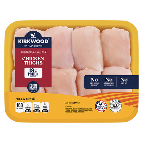 Kirkwood Fresh Boneless Skinless Chicken Thighs