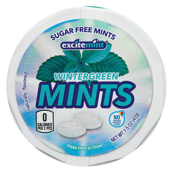 Excitemint Sugar Free Wintergreen Mints