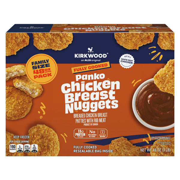 Kirkwood Panko Chicken Breast Nuggets 48 oz