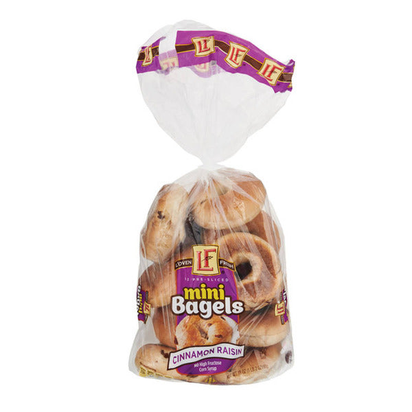 L'oven Fresh Cinnamon Raisin Mini Bagels