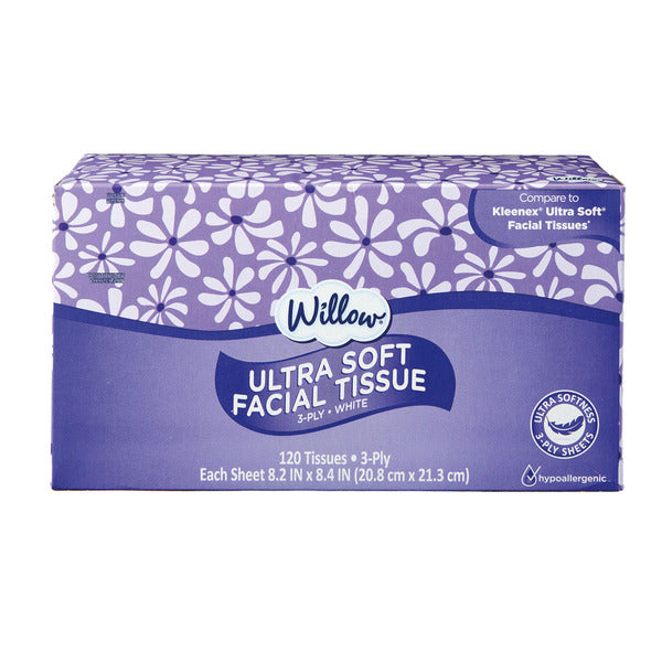 Willow Ultra Soft Facial Tissue 1pk