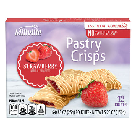 Millville Strawberry Pastry Crisps