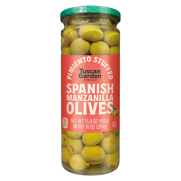 Tuscan Garden Stuffed Manzanilla Olives with Pimiento