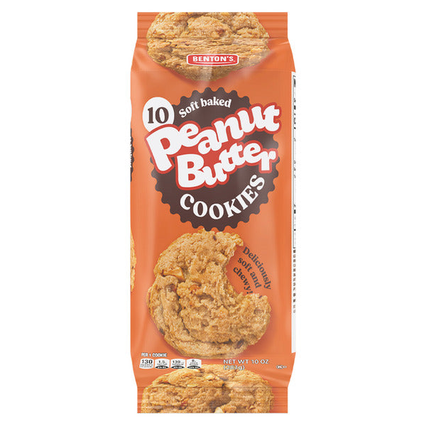 Benton's Soft Baked Peanut Butter Cookies - 10 Count