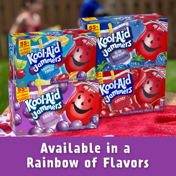 Kool-Aid Grape Flavored Juice, 10 Pack