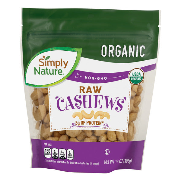 Simply Nature Organic Raw Cashews