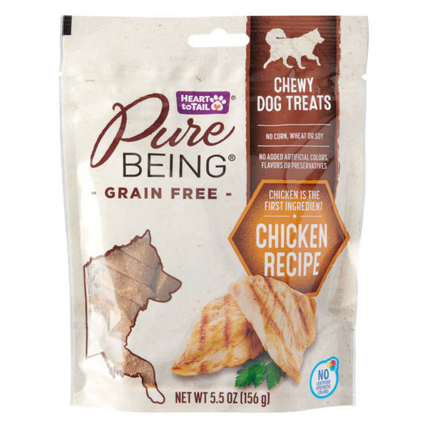 Pure Being Grain Free Chicken Square Dog Treats
