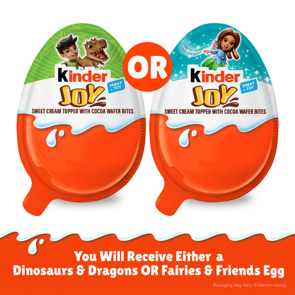 Ferrero Kinder Joy Chocolate Candy Egg with Toy 0.7 oz