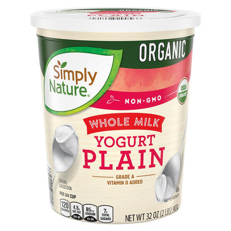 Simply Nature Organic Whole Milk Plain Yogurt