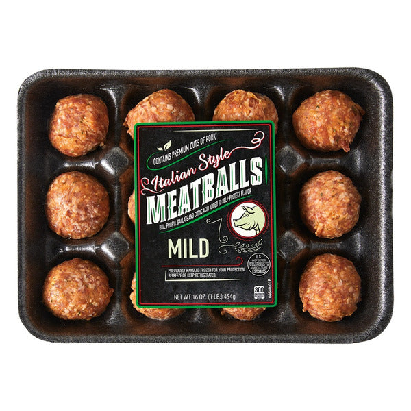 Mild Pork Italian Style Meatballs