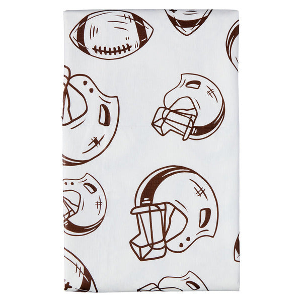 Kirkton House Football Icons Vinyl Tablecloth - 52" X 70"