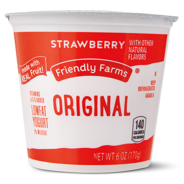 Friendly Farms Low-fat Strawberry Yogurt