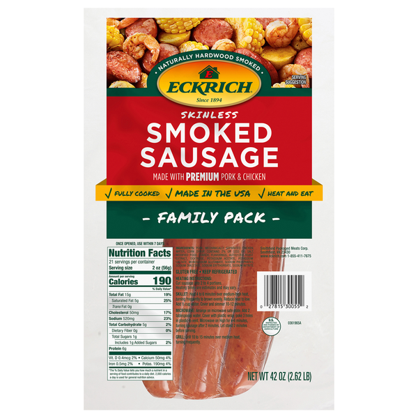 Eckrich Skinless Smoked Sausage