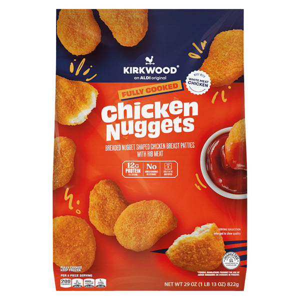 Kirkwood Fully Cooked White Meat Chicken Nuggets