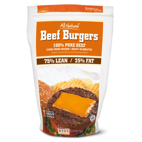 75/25 Ground Beef Patties