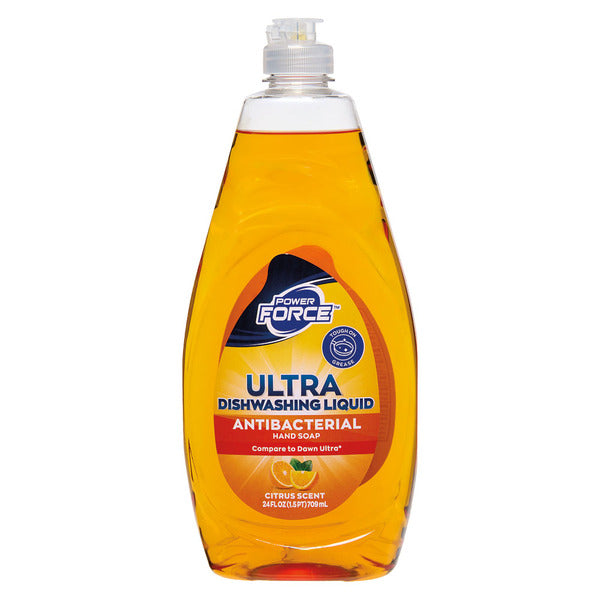 Power Force Citrus Scent Dishwashing Liquid Detergent
