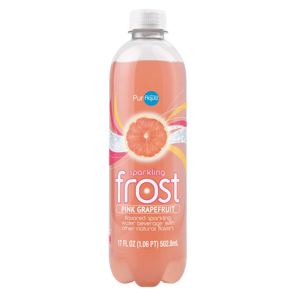Puraqua Pink Grapefruit Sparkling Flavored Frost Water