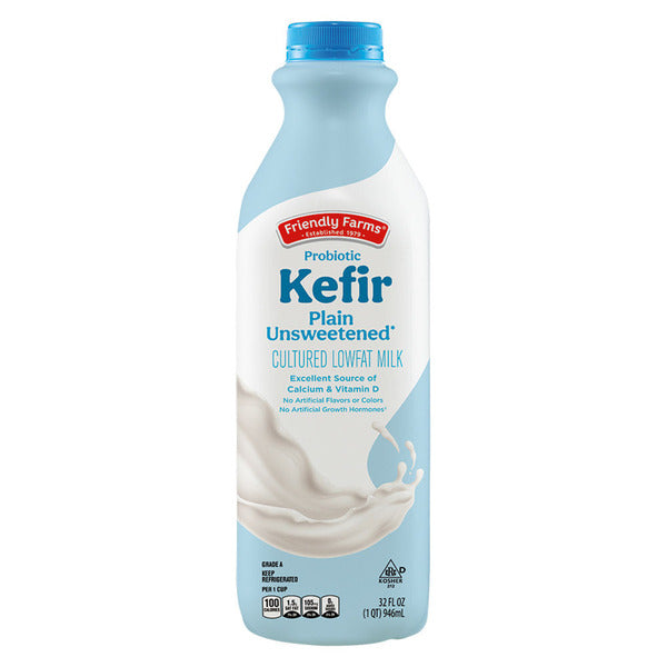 Friendly Farms Plain Kefir Unsweetened Low Fat Milk