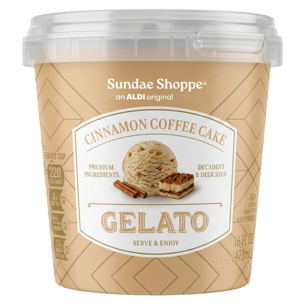 Sundae Shoppe Cinnamon Coffee Cake Gelato