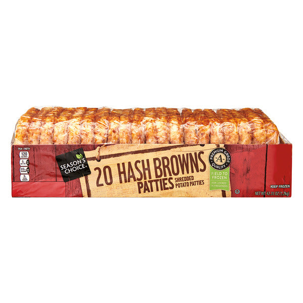Season's Choice Hash Brown Patties, 20 count