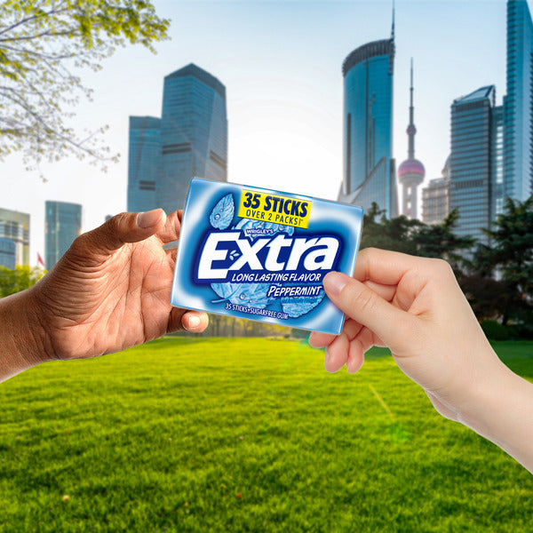 Extra Sugar-Free Peppermint Chewing Gum 35-Count Mega Pack