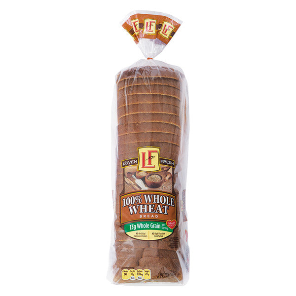 L'oven Fresh 100% Whole Wheat Bread, 20 oz