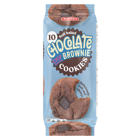 Benton's Soft Baked Chocolate Chip Brownie Cookies - 10 Count