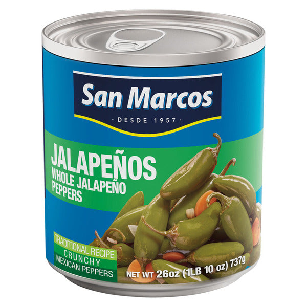 San Marcos Whole Jalapeño Peppers