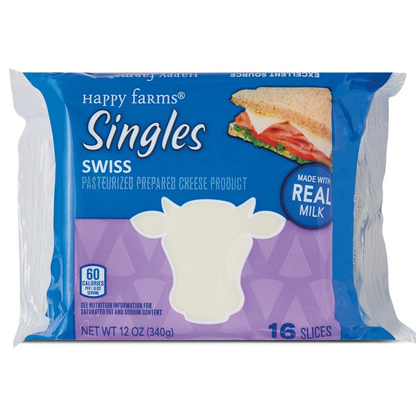 Happy Farms Swiss Cheese Singles