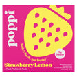 Poppi Strawberry Lemon Prebiotic Soda, 4 Pack