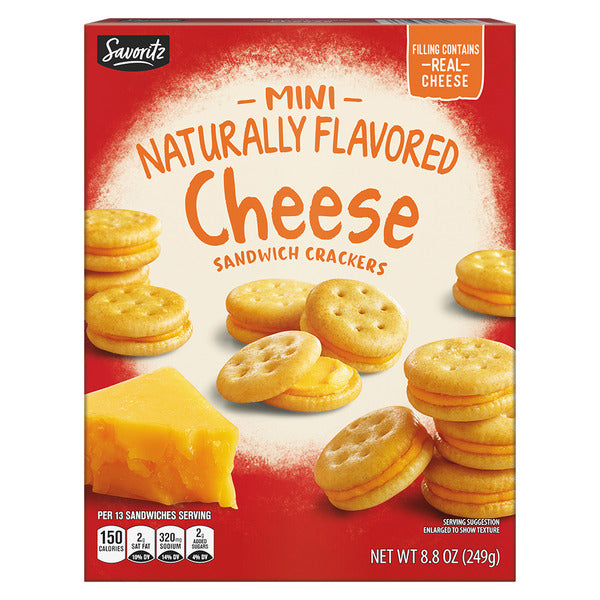 Savoritz Mini Cheese Sandwich Crackers
