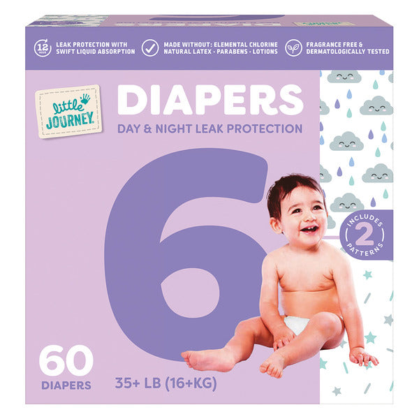 Little Journey Club Pack Diapers Size 6