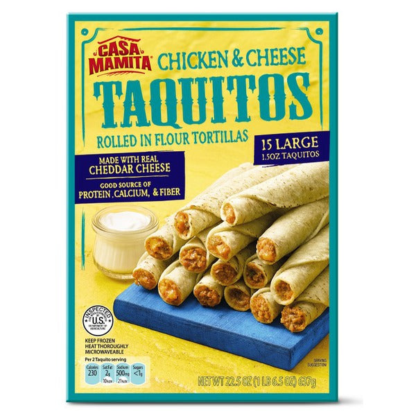 Casa Mamita Chicken and Cheese Taquitos