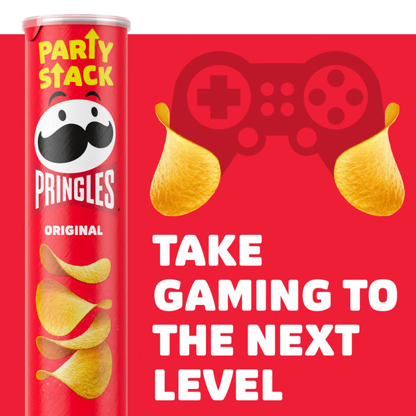 Pringles Original Potato Crisps 6.8 oz Can