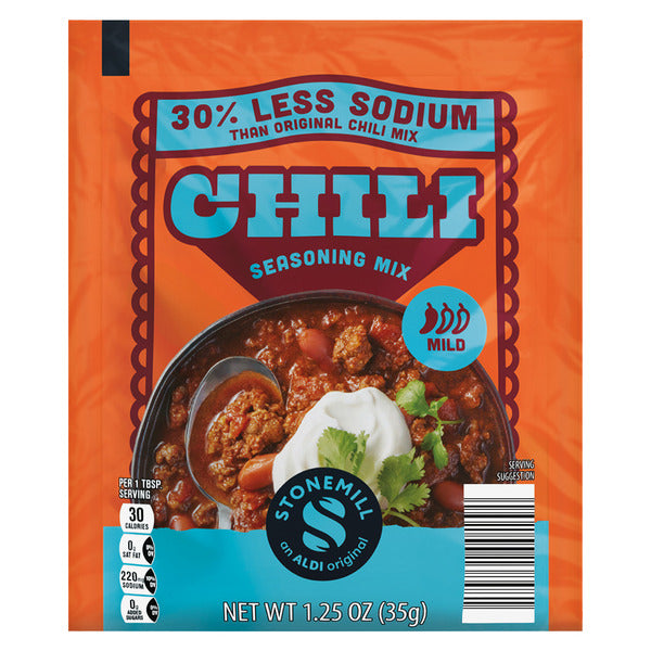 Stonemill Reduced Sodium Chili Seasoning Mix