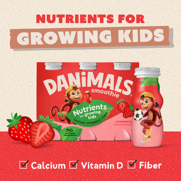 Dannon Strawberry Smoothies