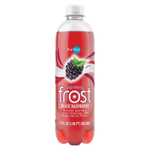 Puraqua Black Raspberry Sparkling Flavored Frost Water