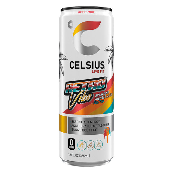 Celsius Retro Vibe Sparkling Energy Drink