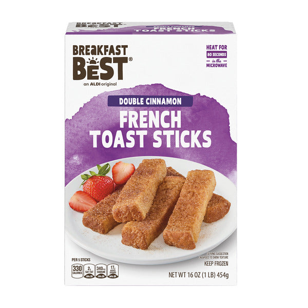 Breakfast Best Double Cinnamon French Toast Sticks